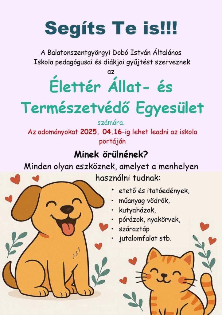 Menhelyi gyűjtés felhívás